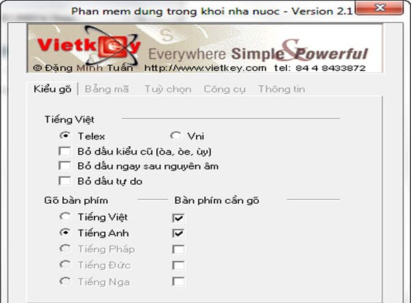 Top 7 phần mềm gõ Tiếng Việt được dùng nhiều nhất hiện nay