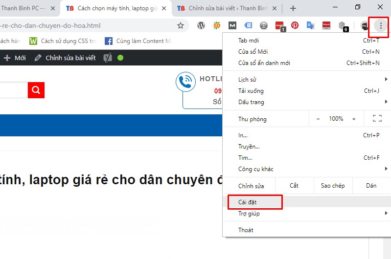 sua loi font tren trinh duyet chrome