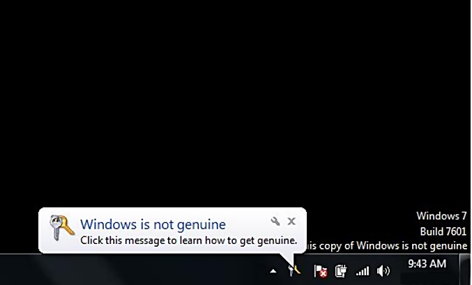 Cách sửa lỗi màn hình đen ở Windows 7 không bản quyền  Downloadvn