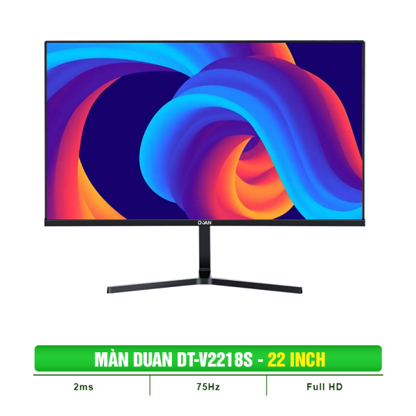MÀN HÌNH DUAN 22 ICNH DT-V2218S 75HZ (22 ICNH/75Hz/2ms/VA/FHD/HDMI+VGA)