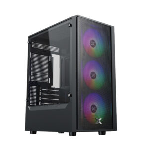 Alternative view of Vỏ Case Xigmatek MYX Air 3F EN45967 (Matx, 3 fan RGB, Màu Đen)