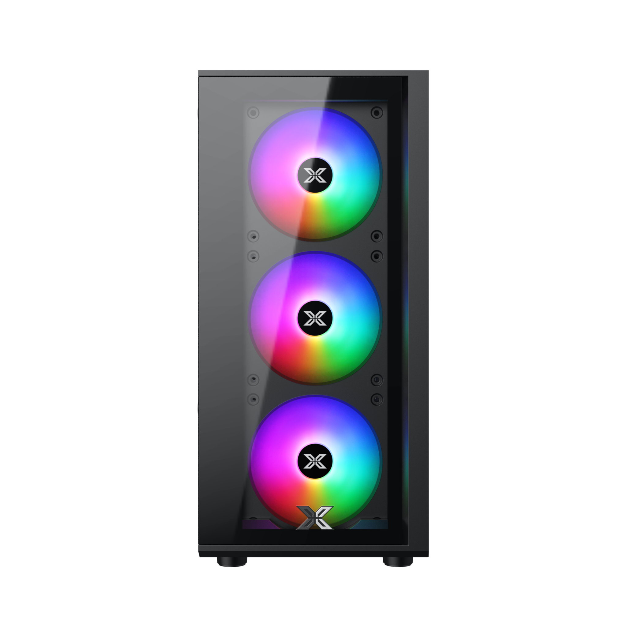 Vỏ Case Xigmatek MYX Air 3F EN45967 (Matx, 3 fan RGB, Màu Đen) - Ảnh 3