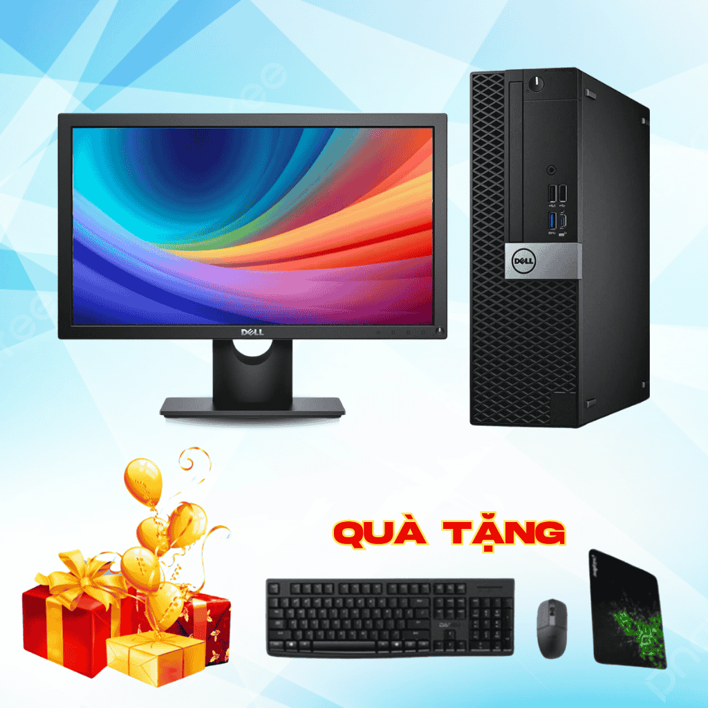 Trọn Bộ DELL 3040/5040: Chip i5 6500/ Ram 8GB/ SSD 240GB/ Màn hình 22inch