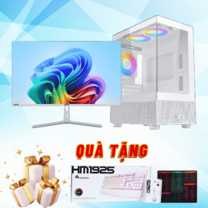 Bộ PC Đồ hoạ: Gigabyte H110/ Chip i5 6500/ DDR4 8Gb/ VGA 1060/ SSD 120Gb/ HDD 500Gb/ Nguồn Xigmatek X450, Màn 24inch New