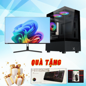 Bộ PC: Gigabyte H110/ Chíp I5 6500/ DDR4 8Gb/ VGA 1060/ SSD 120Gb/ HDD 500Gb/ Nguồn Xigmatek X450, Màn 24inch New